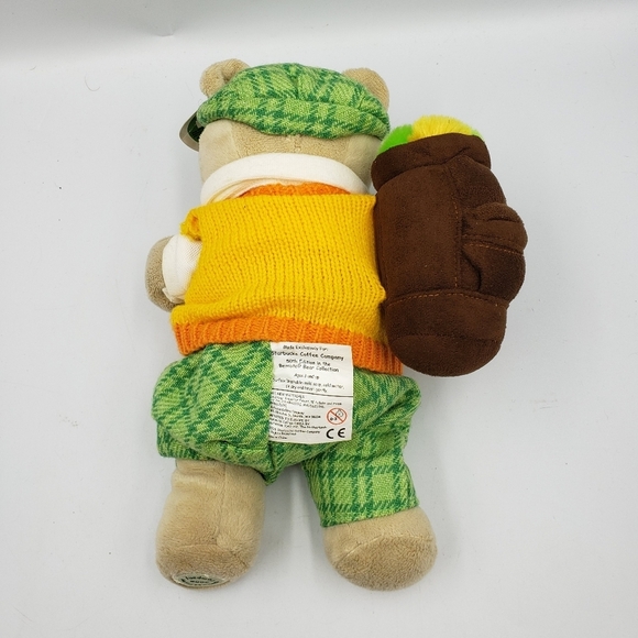 Starbucks Bearista 2006 Golfing Bear Stuffed Animal Stuffy - Picture 5 of 11